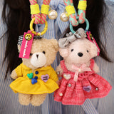 KIKI BEAR PINK DRESS CHARM