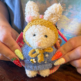 RUBY BUNNY BLUE BEE CHARM